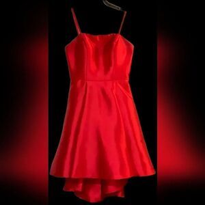 Elegant Red Party Dress